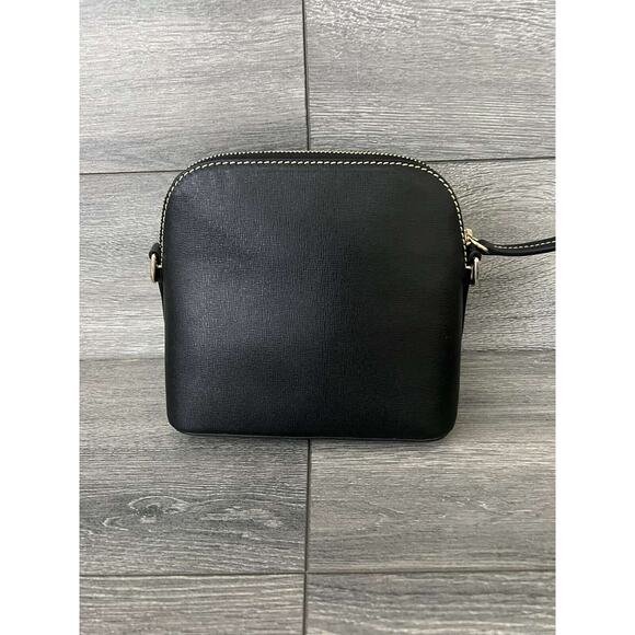 Dooney & Bourke Saffiano Domed Crossbody Black Bag A551067 - Picture 4 of 6